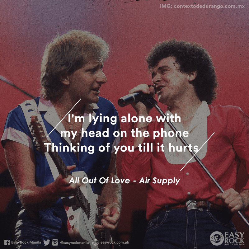 All Out Of Love - Air Supply